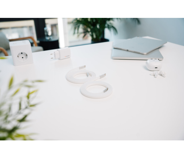 Verbatim SoftTouch USB-C to C cable 100W 120 cm - White - 1607293 - zdjęcie 2